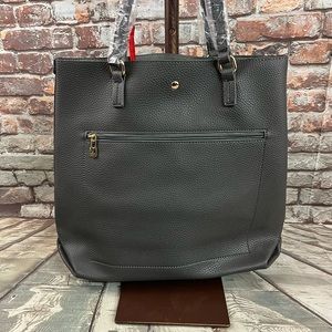 Montana West Soft Pebble Leather Tote